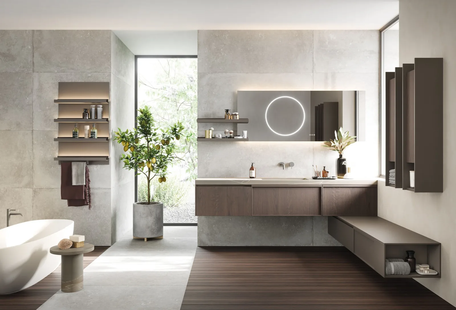 Arredo bagno verniciato