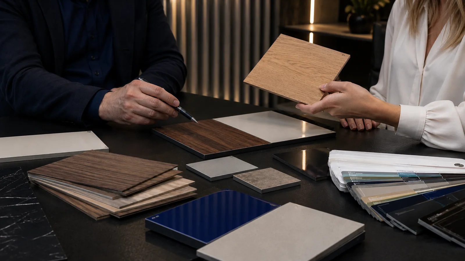 Selezione di materiali e finiture FBP
